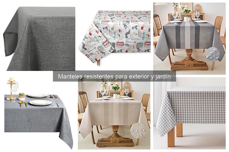 Consejos para Decorar el Jardín con Manteles de Exterior