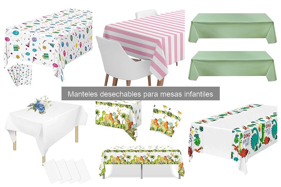 Consejos para limpiar manteles desechables en fiestas infantiles