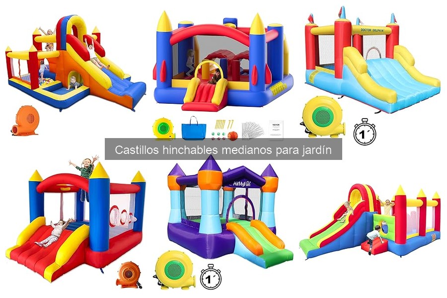¿Cuánto dura un castillo hinchable mediano? Guía completa