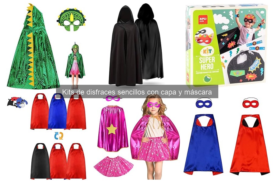 Cuidados y Durabilidad de Kits de Disfraces con Capa y Máscara