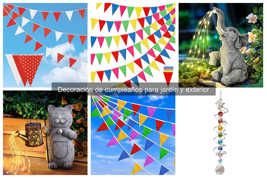 Decoración temática para cumpleaños en jardín: Ideas y tips