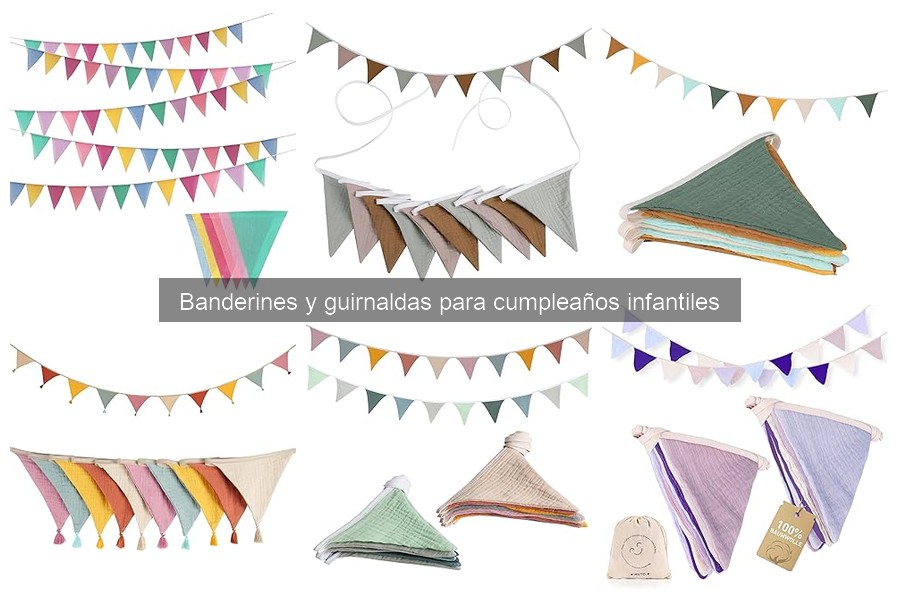 Descubre los Banderines y Guirnaldas para Cumpleaños Infantiles