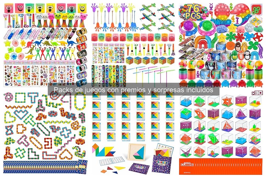 Descubre los Packs de Juegos con Sorpresas para Fiestas Infantiles