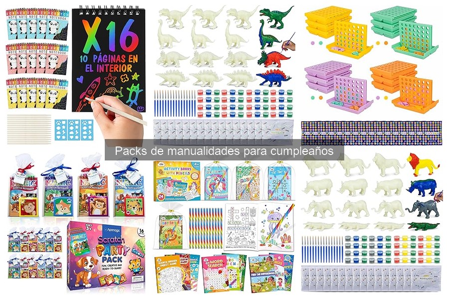 Descubre los Packs de Manualidades para Cumpleaños