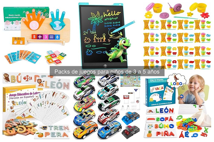 Descubre qué son los packs de juegos para niños de 3 a 5 años