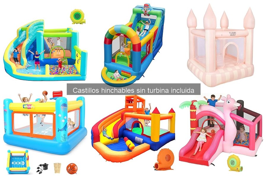 Diferencias de edades en castillos hinchables sin turbina