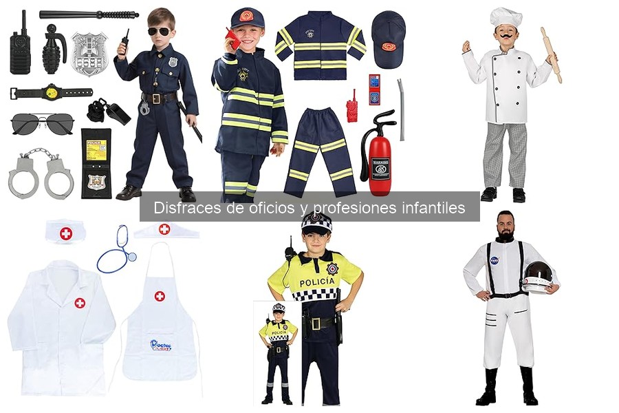 Disfraces de oficios infantiles para cada ocasión