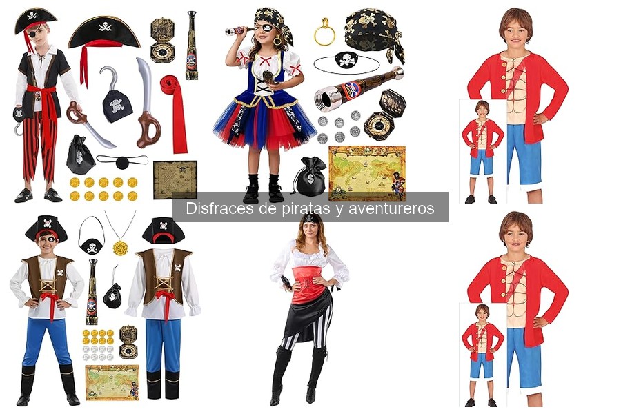 Disfraces de piratas más populares en 2023