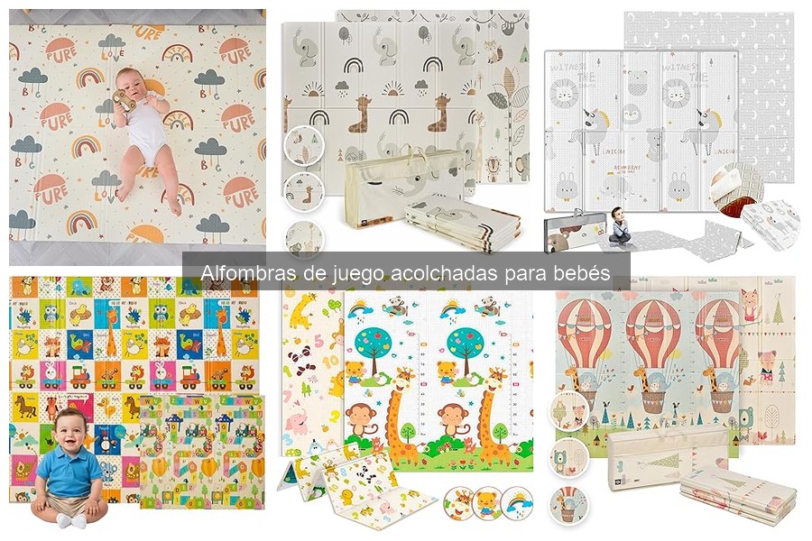 Dónde comprar alfombras de juego acolchadas para bebés