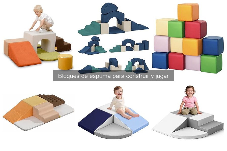 Dónde comprar bloques de espuma para construir y jugar