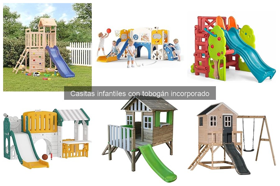 Dónde comprar casitas infantiles con tobogán: Mejores opciones