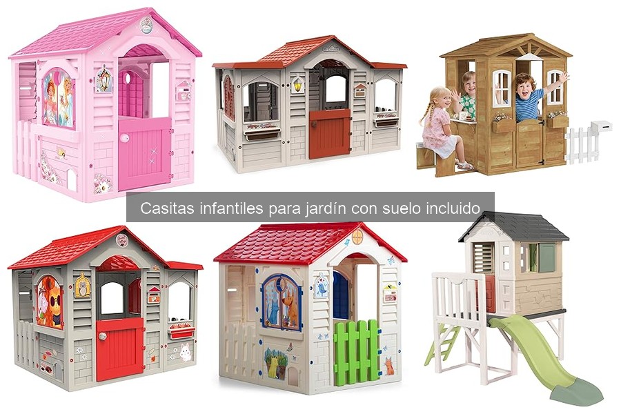 Dónde comprar casitas infantiles para jardín con suelo incluido