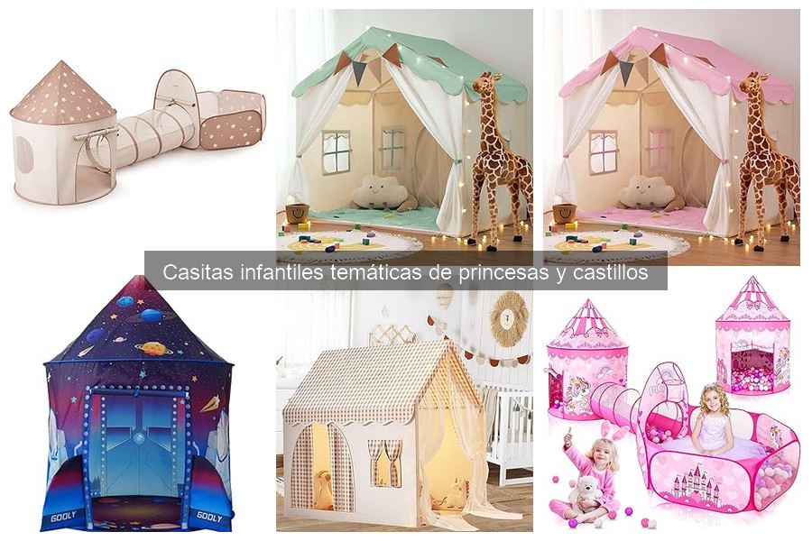 Dónde comprar casitas infantiles temáticas de princesas y castillos