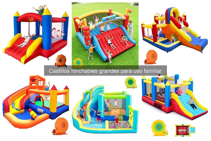 Dónde comprar castillos hinchables grandes para tu hogar