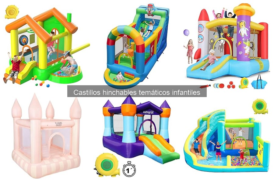 Dónde comprar castillos hinchables temáticos de calidad