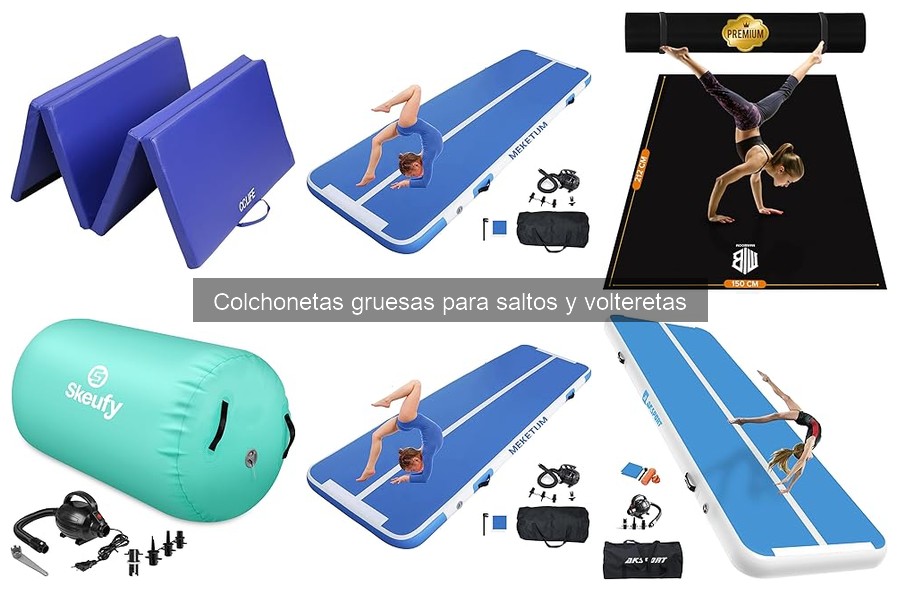 Dónde comprar colchonetas gruesas para saltos y volteretas