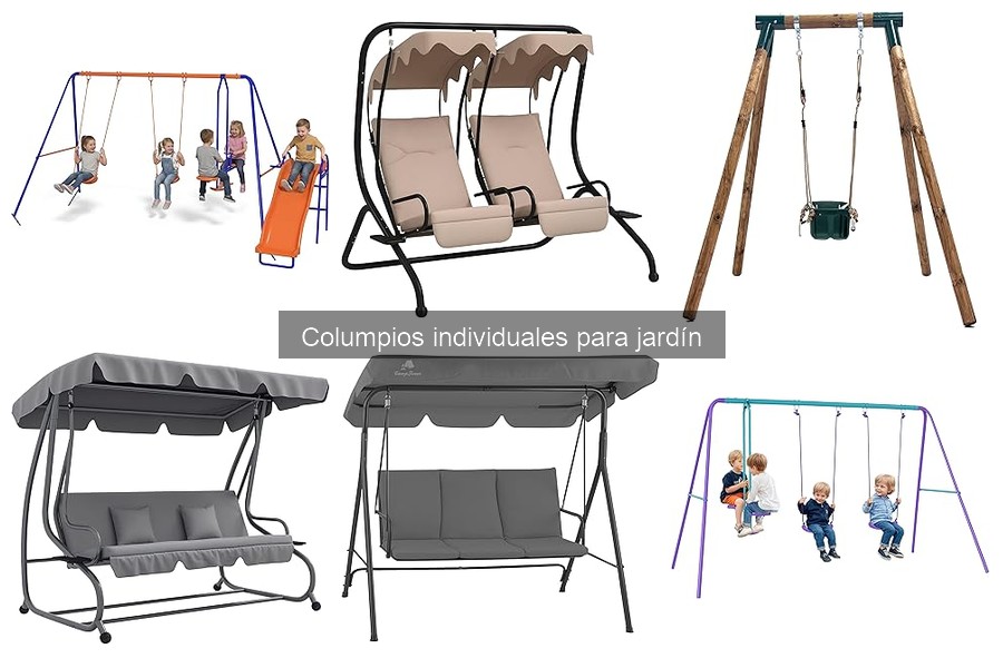 Dónde comprar columpios individuales para jardín baratos