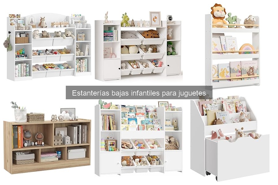 Dónde comprar estanterías bajas para juguetes a buen precio