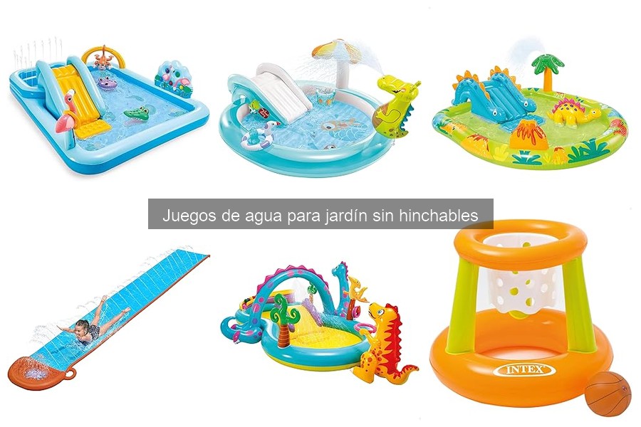 Dónde comprar juegos de agua para jardín sin hinchables