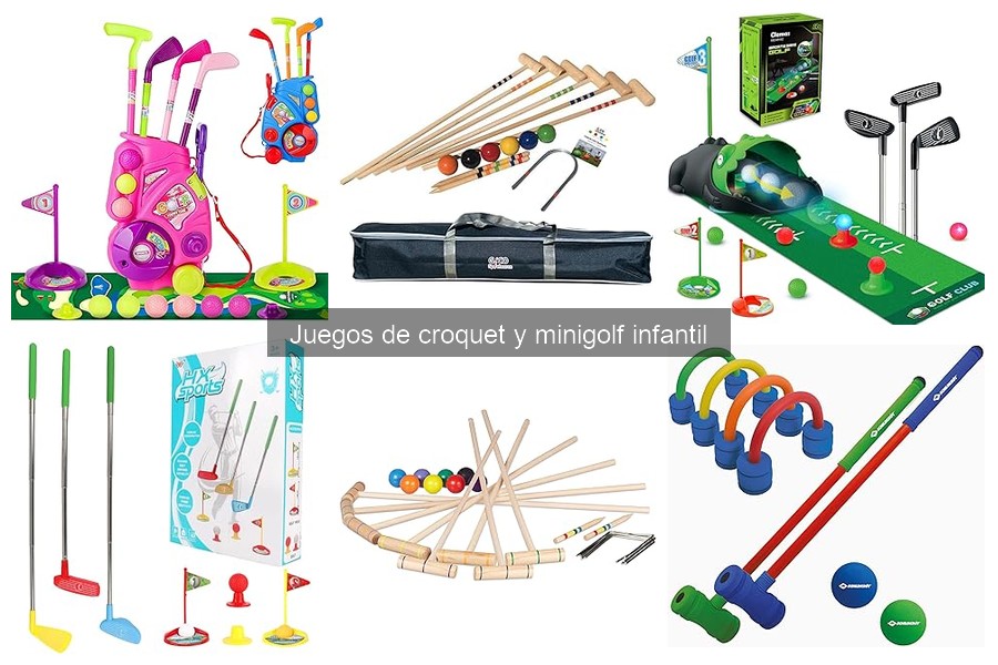 Dónde comprar juegos de croquet y minigolf infantiles