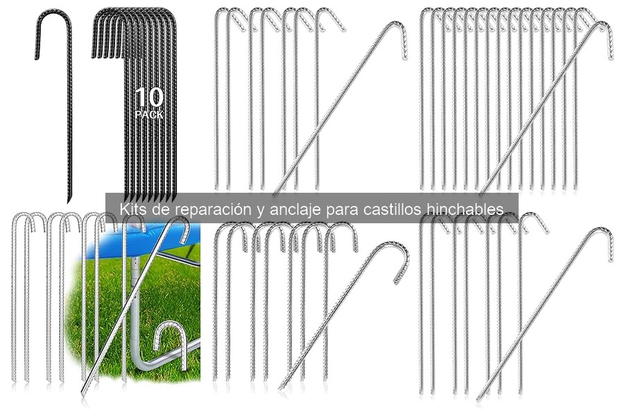 ** Dónde comprar kits de reparación para castillos hinchables