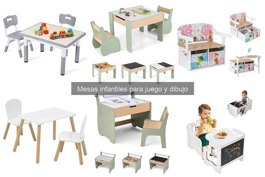 Dónde comprar mesas infantiles para juego y dibujo