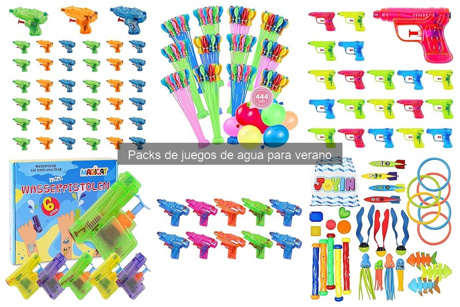 Dónde comprar packs de juegos de agua a buen precio