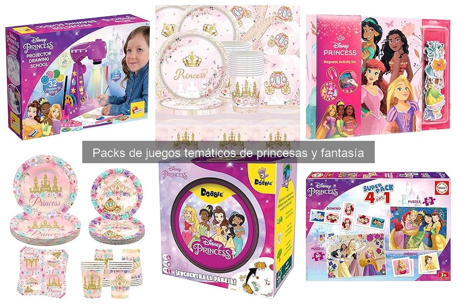Dónde comprar packs de juegos de princesas y fantasía