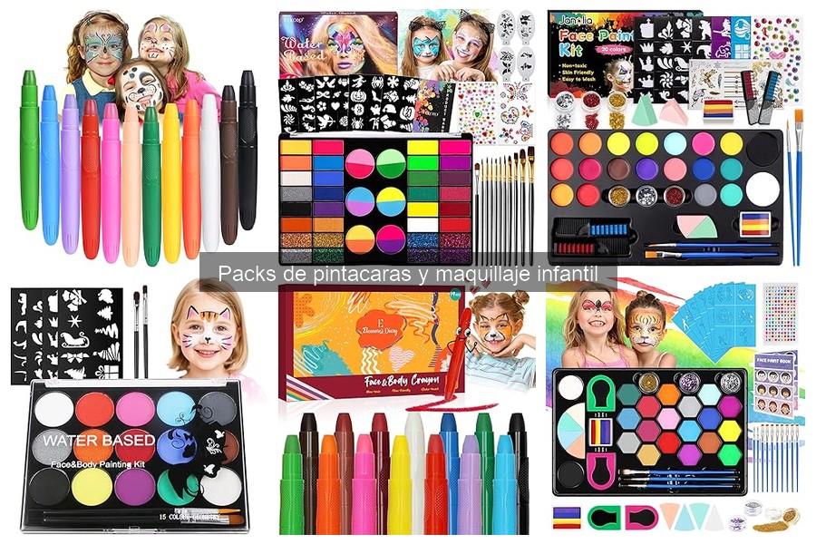 Dónde comprar packs de pintacaras y maquillaje infantil