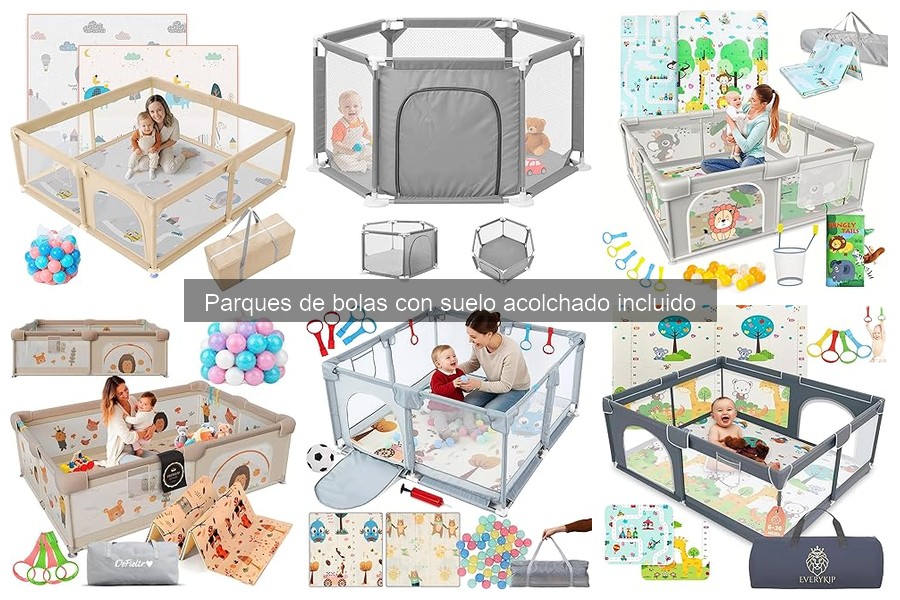 Dónde comprar parques de bolas con suelo acolchado