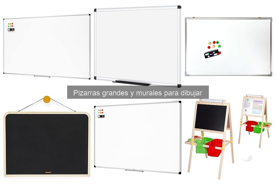 Dónde comprar pizarras grandes y murales para dibujar baratos