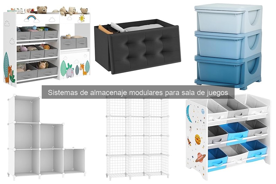 Dónde comprar sistemas de almacenaje modulares para sala de juegos