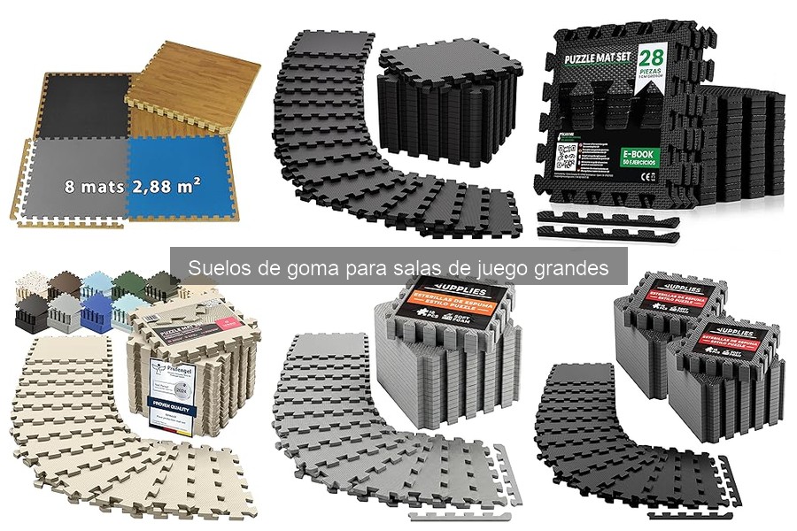 Dónde Comprar Suelos de Goma para Salas de Juego