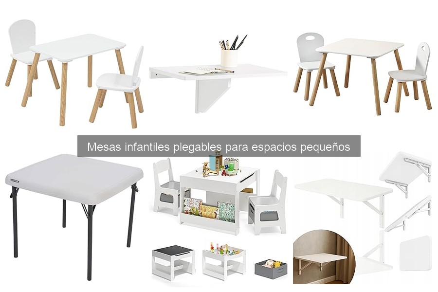 Errores al elegir mesas infantiles plegables para espacios pequeños
