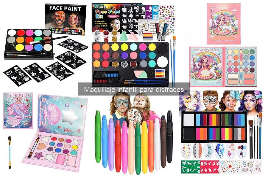 Errores comunes al aplicar maquillaje infantil para disfraces