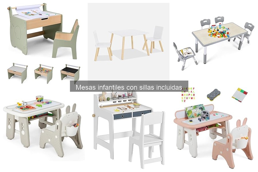 Errores comunes al elegir mesas infantiles con sillas