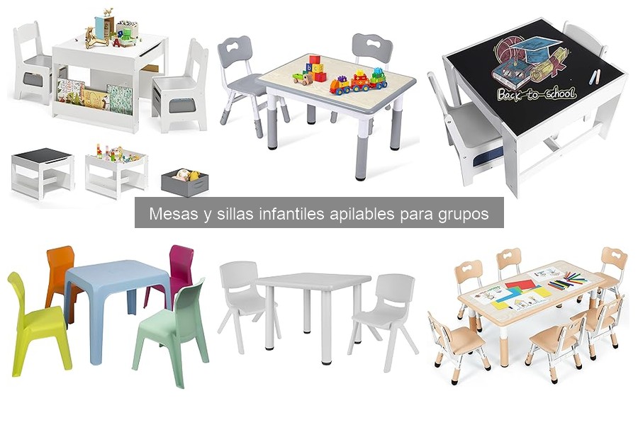 Errores comunes al elegir mesas y sillas infantiles apilables