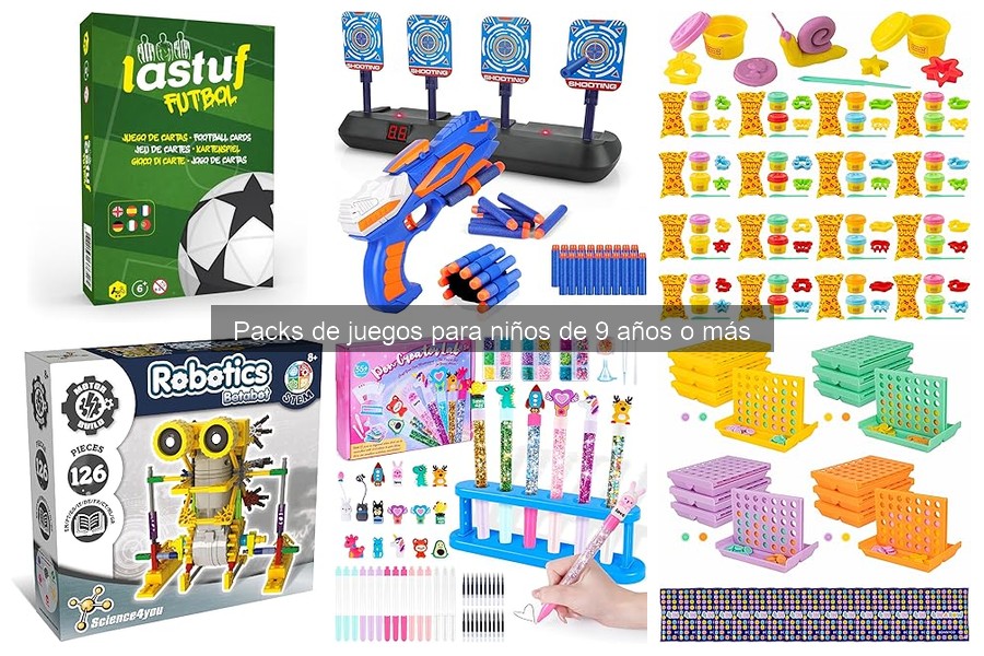 Errores comunes al elegir packs de juegos para niños de 9 años