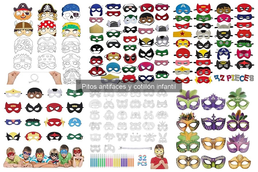 Errores comunes al elegir pitos y antifaces infantiles