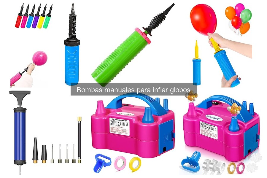 Errores comunes al usar bombas manuales para inflar globos