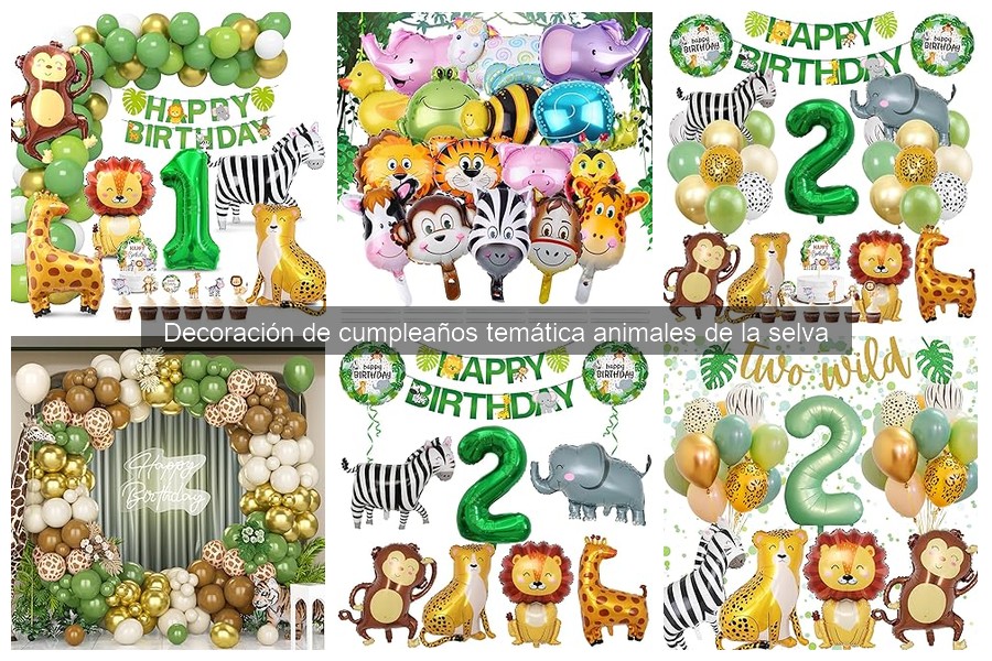 Errores comunes en decoración de cumpleaños de selva