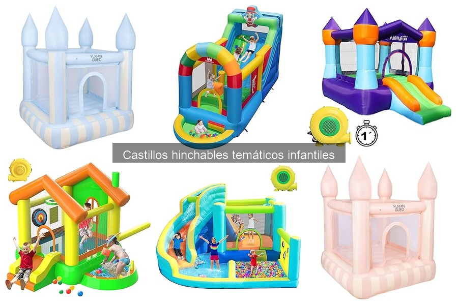 ¿Es seguro usar castillos hinchables temáticos en casa?