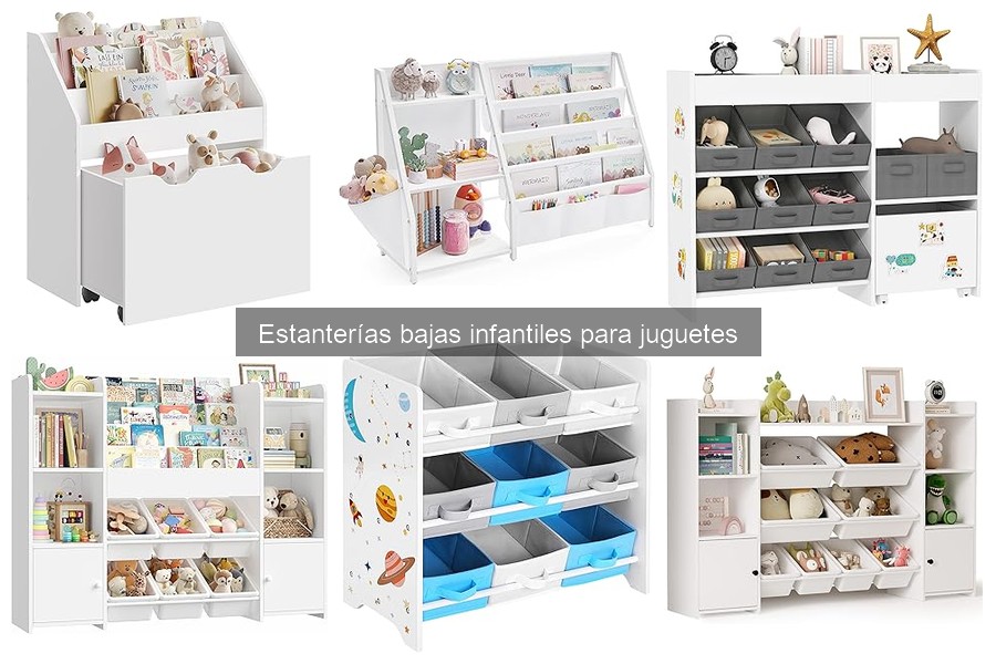 Estanterías bajas infantiles personalizables: ¿valen la pena?
