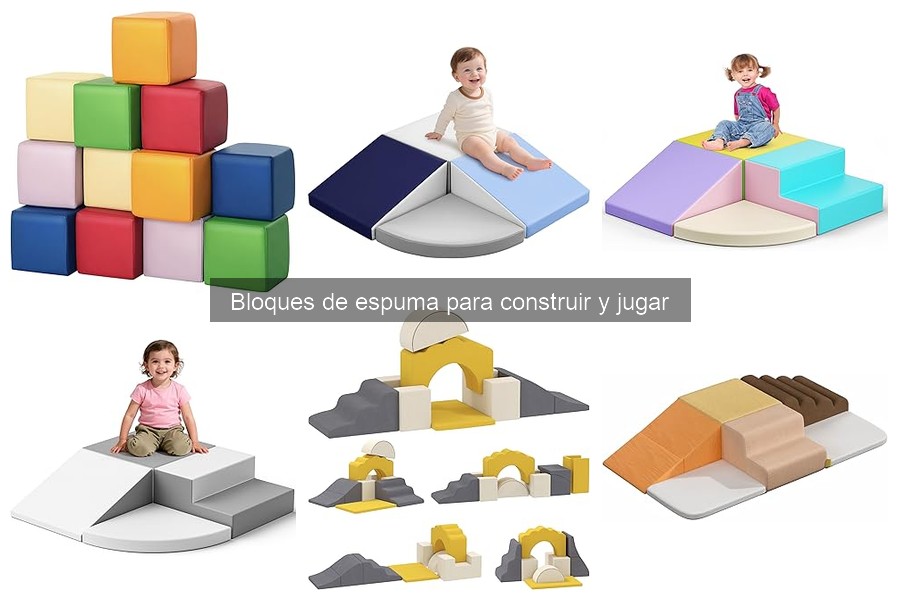 Estilos de bloques de espuma para juegos temáticos en casa