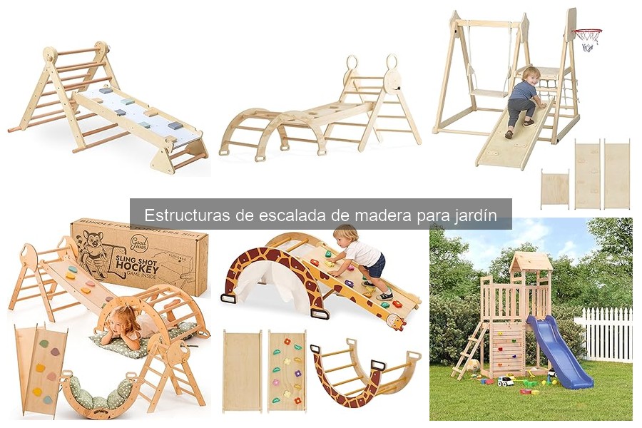 Estructuras de escalada de madera para jardín: ¿Qué son?