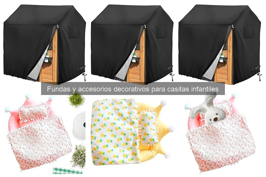 Fundas y Accesorios Decorativos para Casitas Infantiles