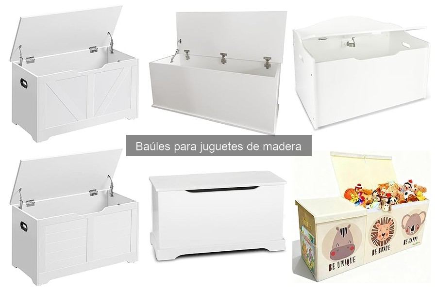 Guía de baúles para juguetes de madera: características y más