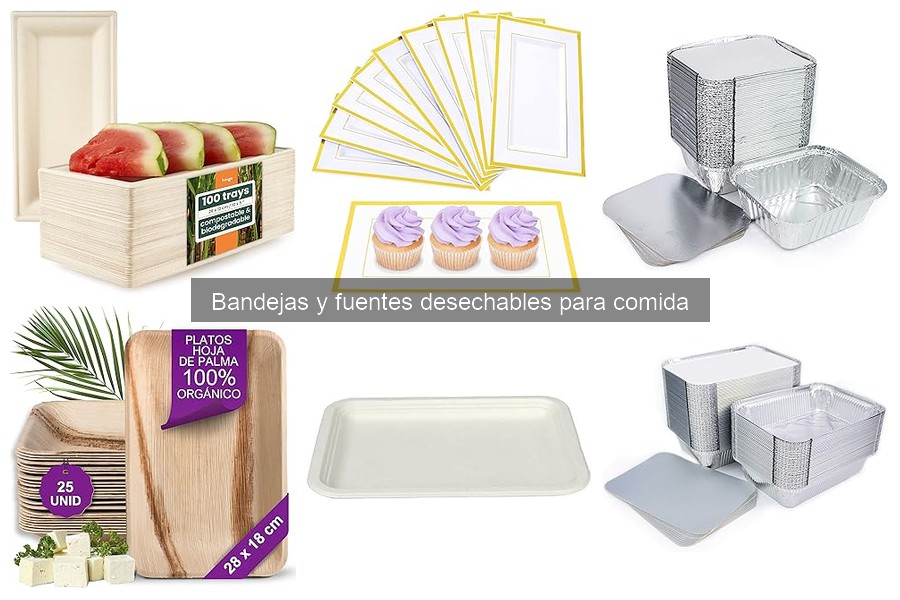 Guía de compra de bandejas y fuentes desechables para comida