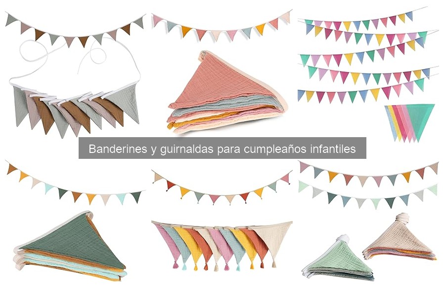 Guía de compra de banderines y guirnaldas para cumpleaños