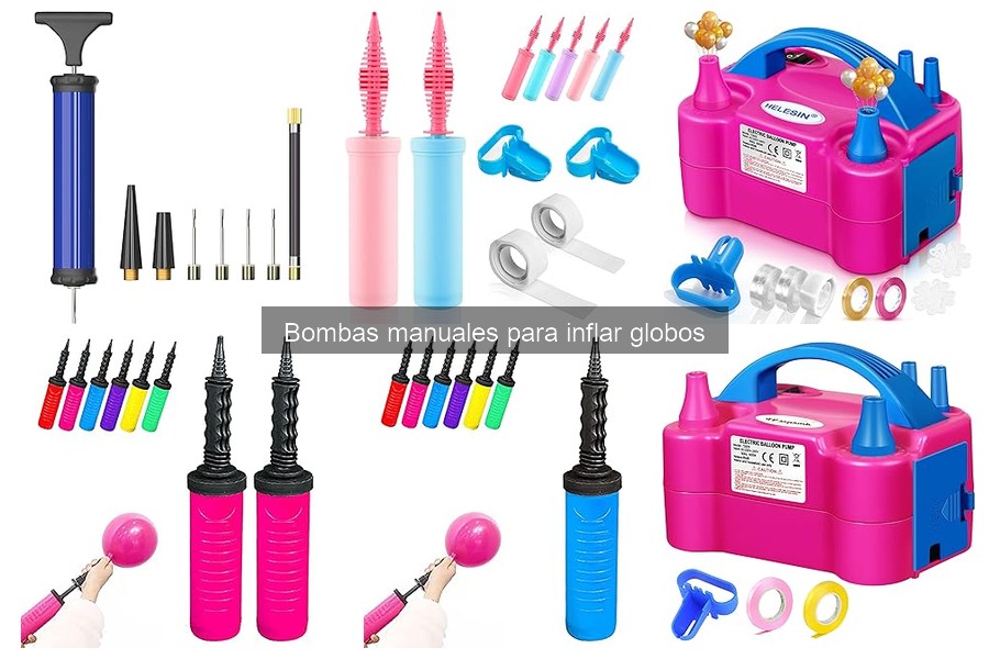 Guía de compra de bombas manuales para inflar globos
